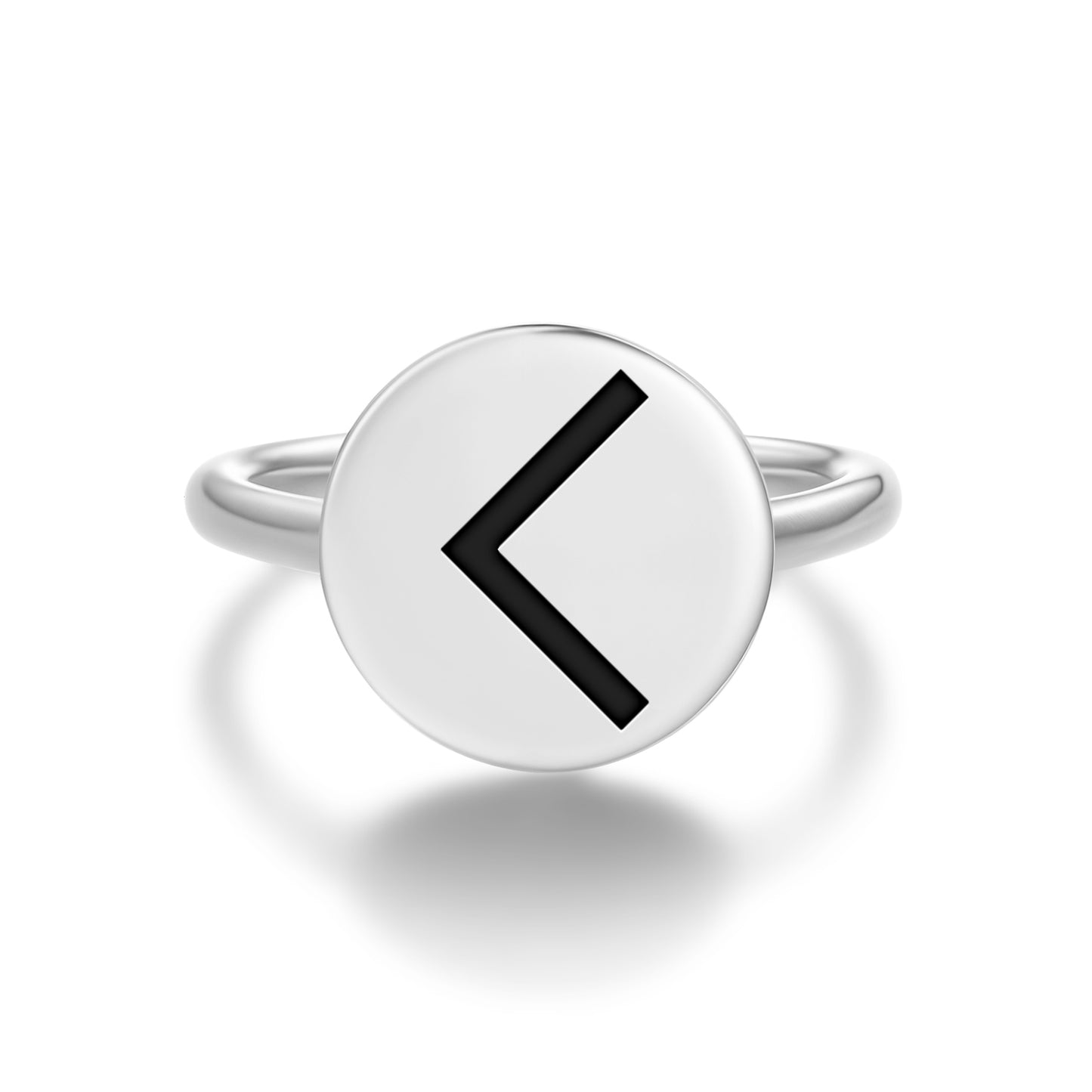 Kaunan Norse Runes Symbols Adjustable Open Ring