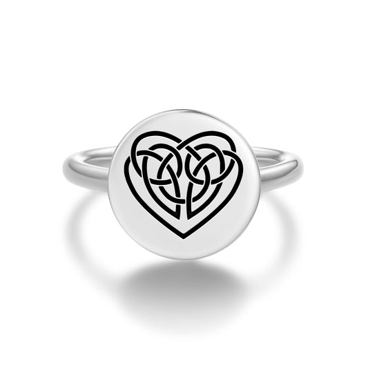 The Celtic Motherhood Knot  Adjustable Open Ring
