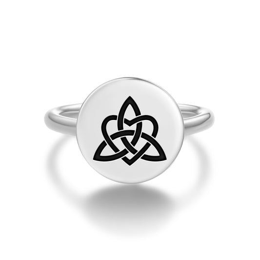 Celtic Love Knot  Adjustable Open Ring