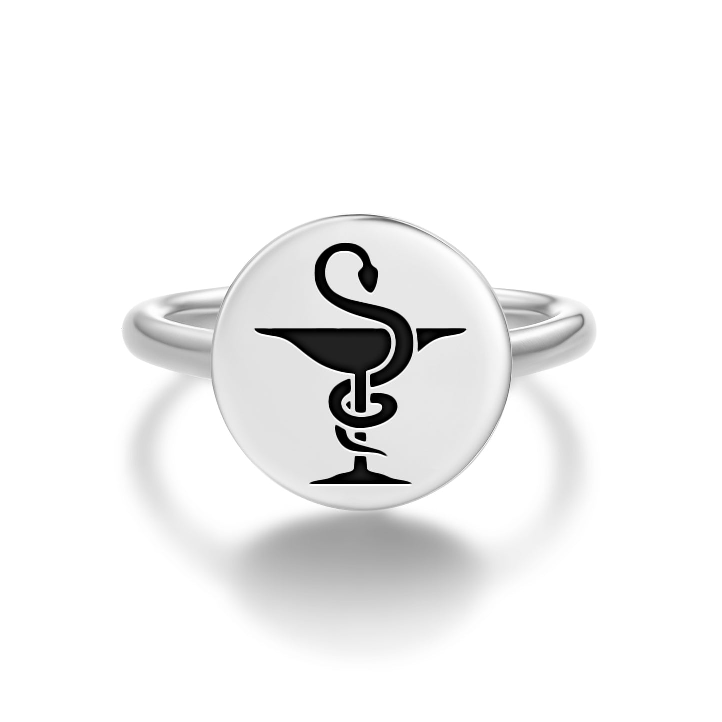 Bowl Of Hygieia  Adjustable Open Ring