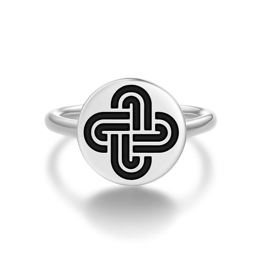 Solomon's Knot  Adjustable Open Ring