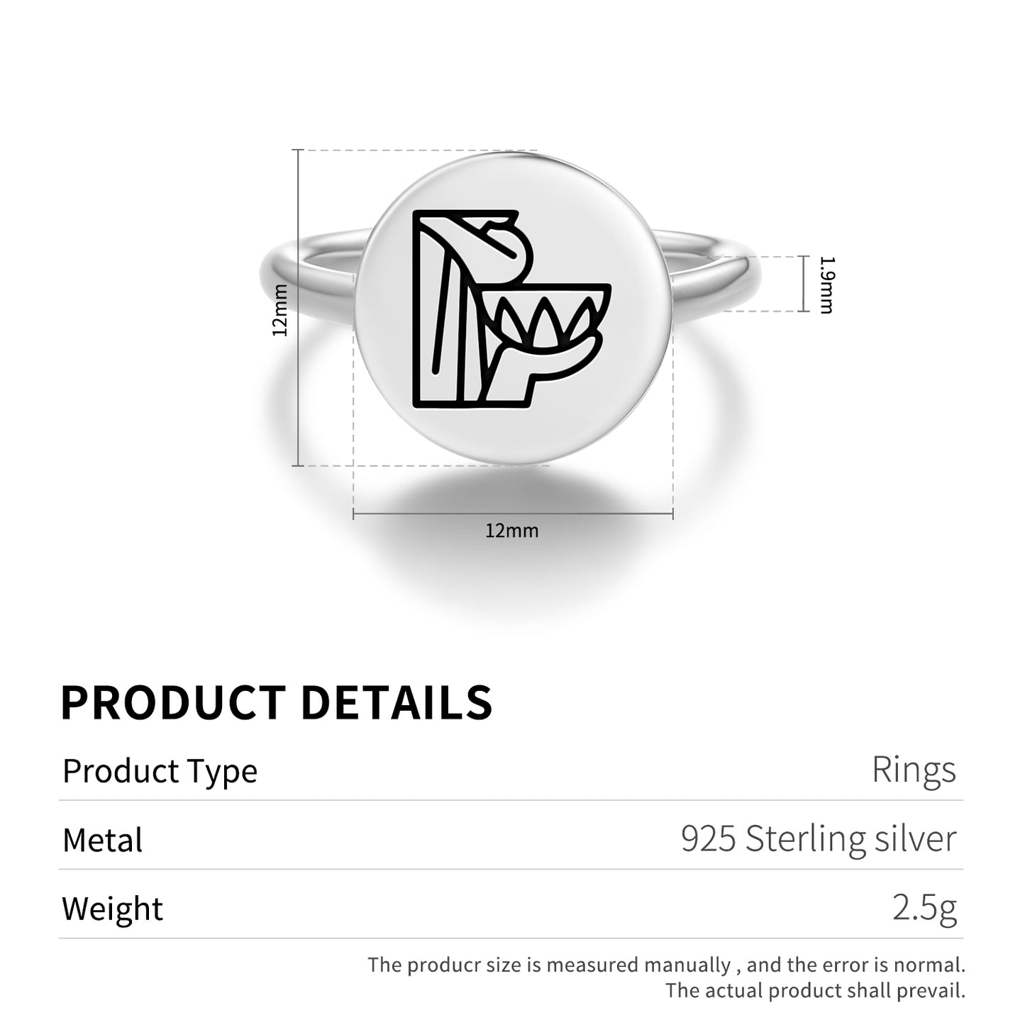 Maya's initiations Mayan Symbols Adjustable Open Ring