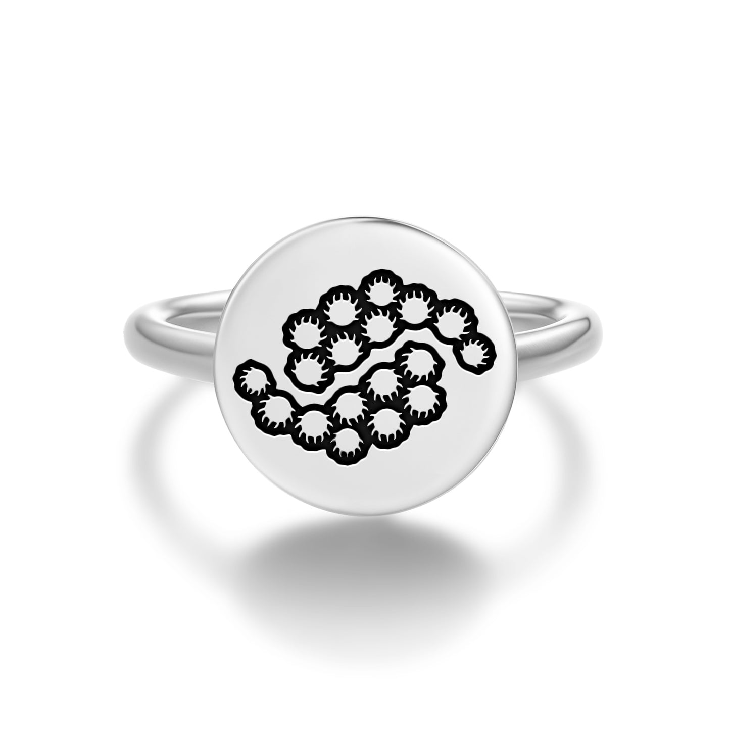 Goldenrod Flowers Symbols Adjustable Open Ring