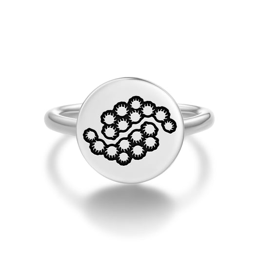 Goldenrod Flowers Symbols Adjustable Open Ring