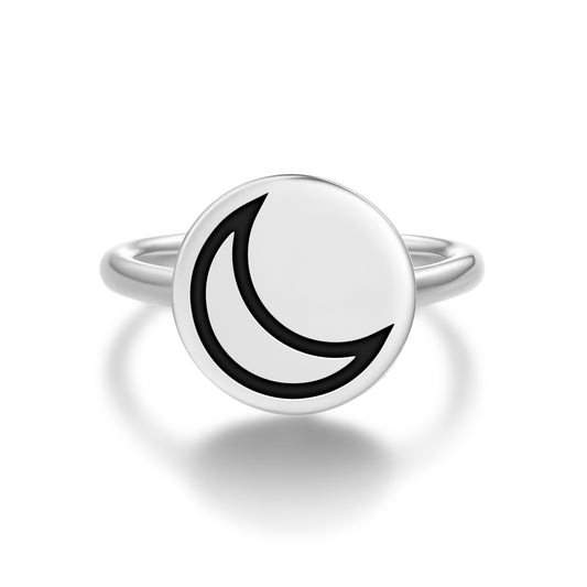 Silver Alchemy Symbols Adjustable Open Ring