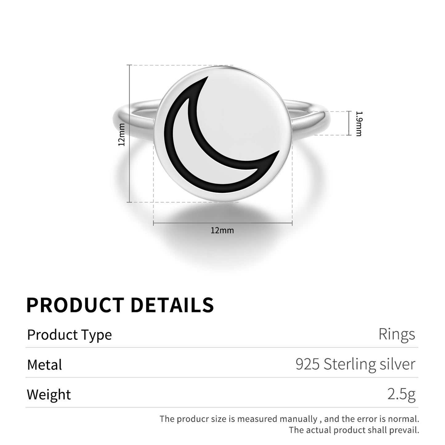 Silver Alchemy Symbols Adjustable Open Ring