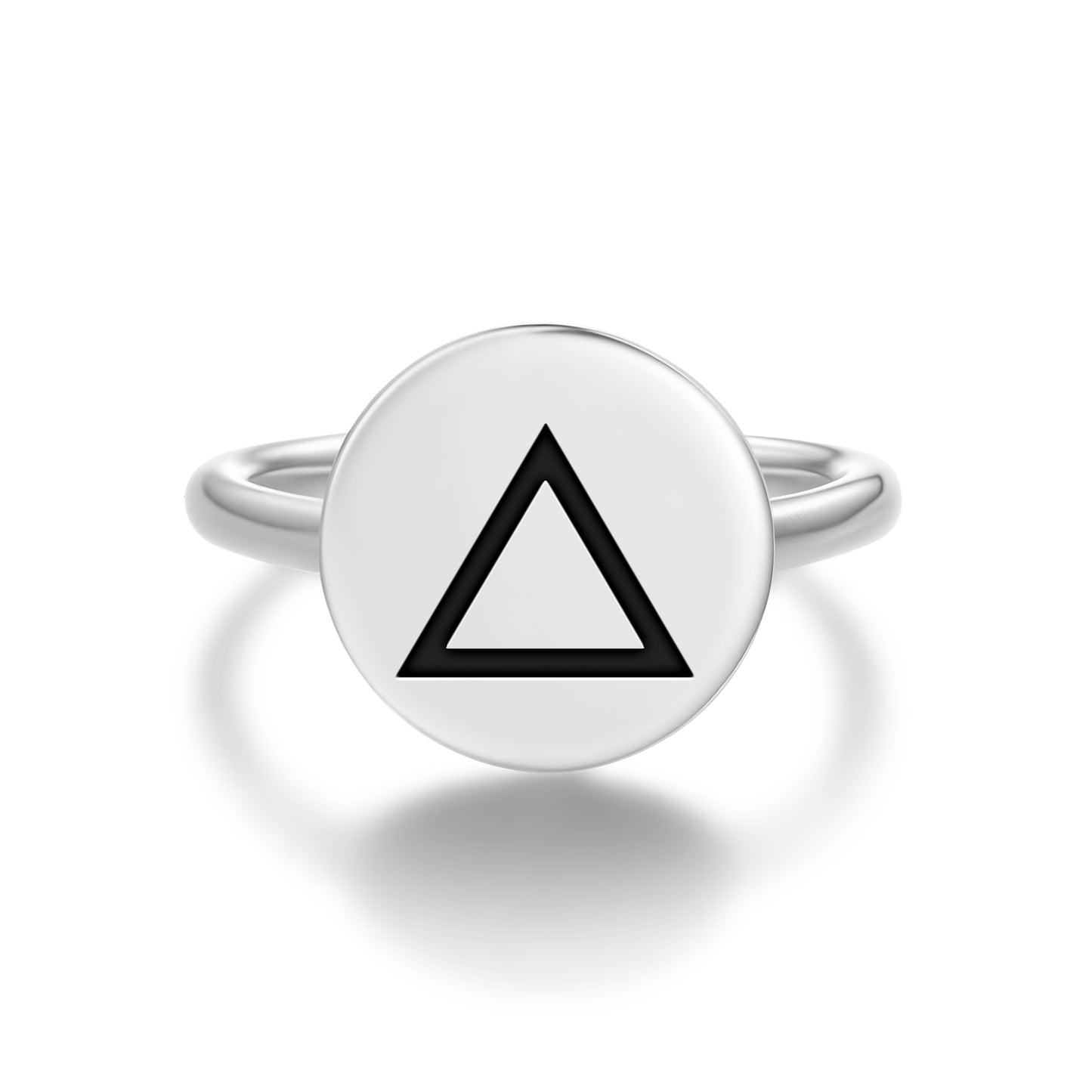 Fire Alchemy Symbols Adjustable Open Ring