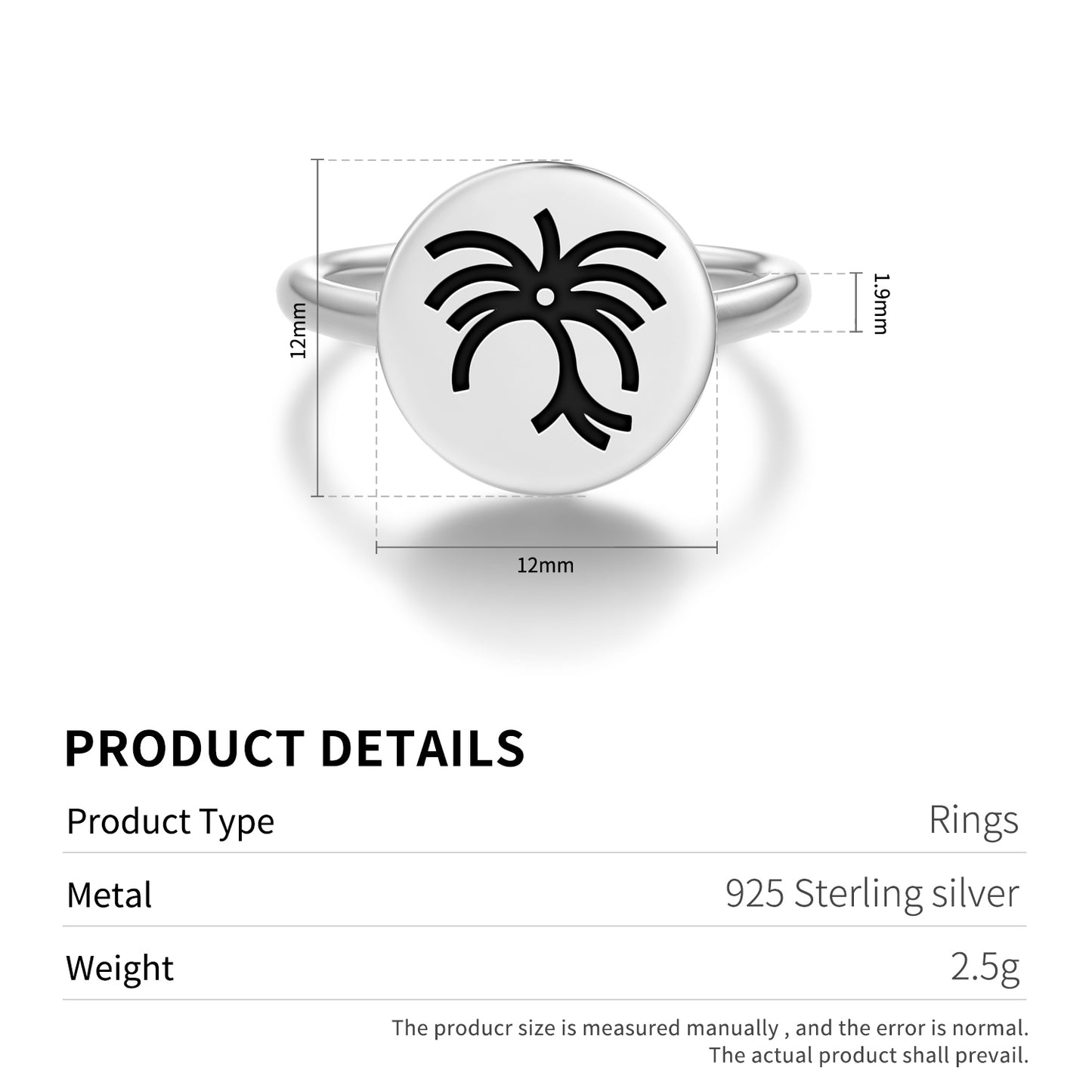 Abe Dua Adinkra Symbols Adjustable Open Ring