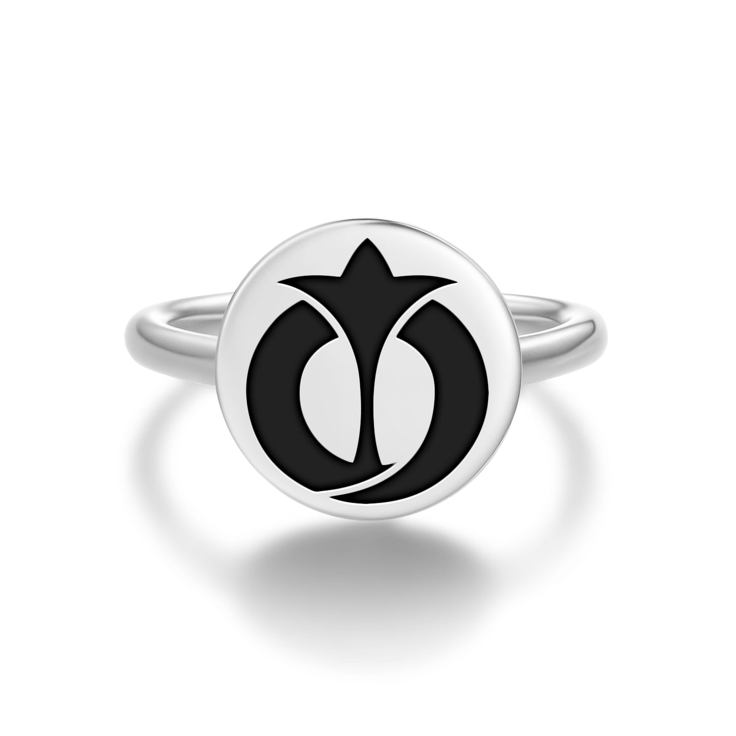 Aprukuma Adinkra Symbols Adjustable Open Ring