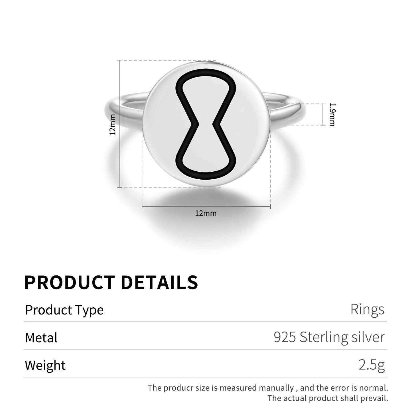 Dono Adinkra Symbols Adjustable Open Ring