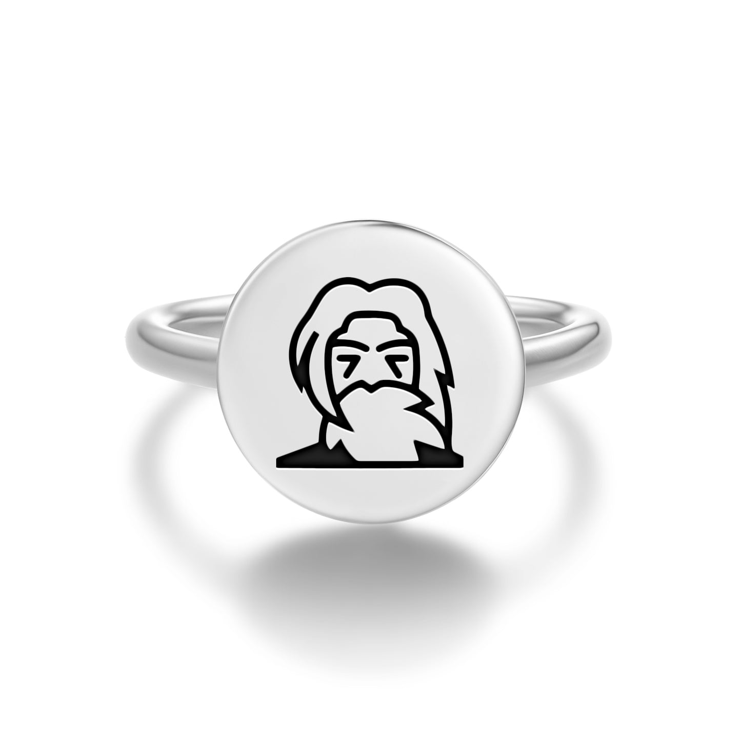 Nodens Lovecraft Symbols Adjustable Open Ring