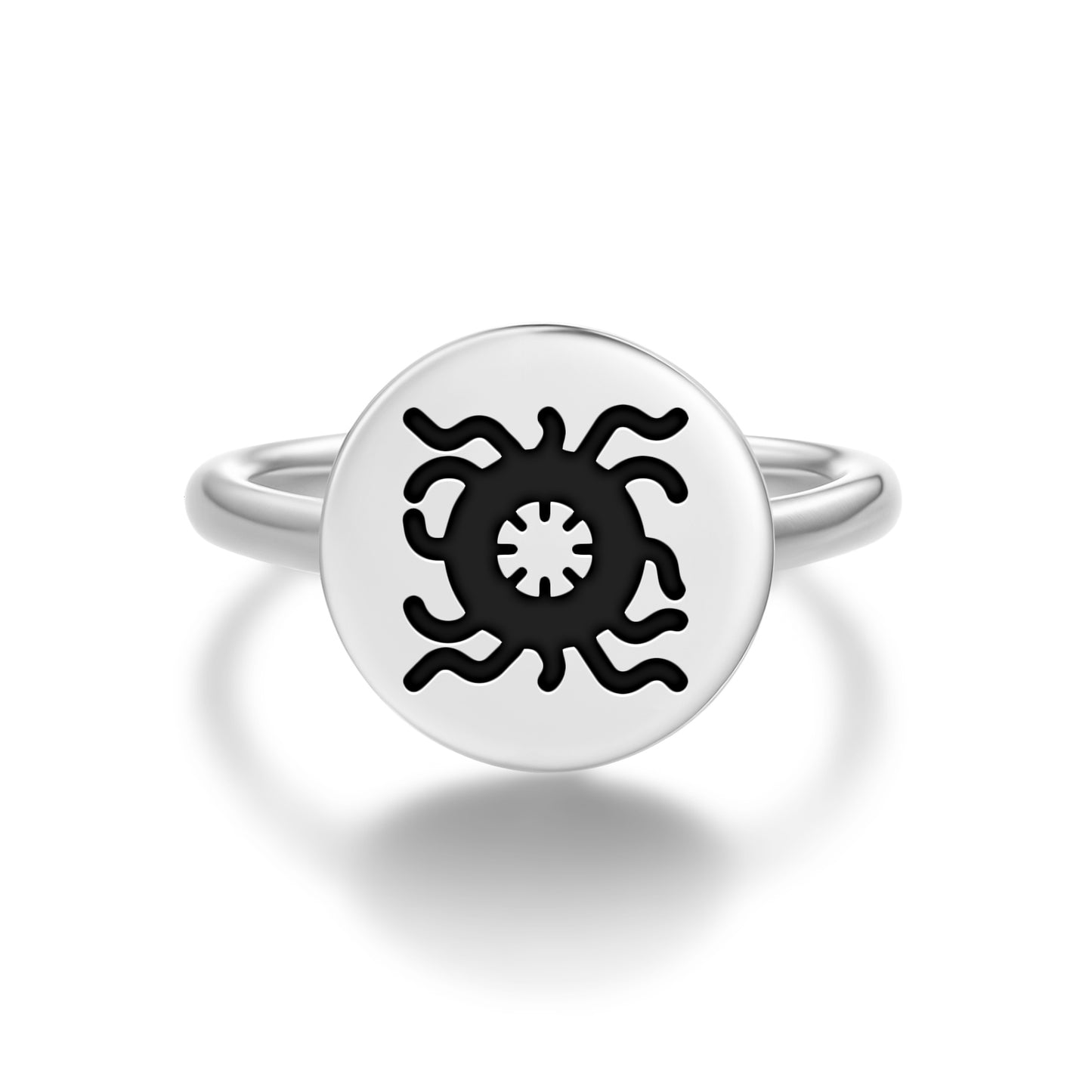 Azathoth Lovecraft Symbols Adjustable Open Ring