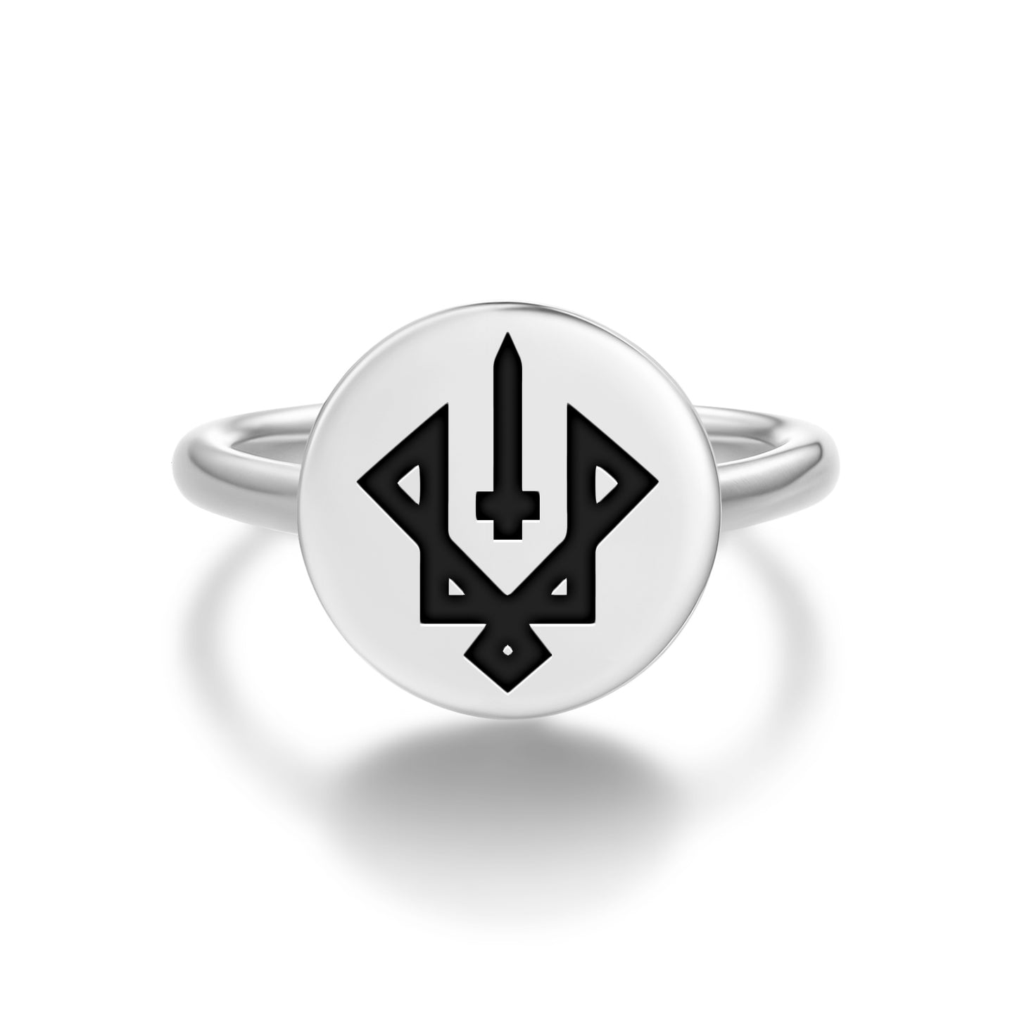 Ruevit Slavic Symbols Adjustable Open Ring