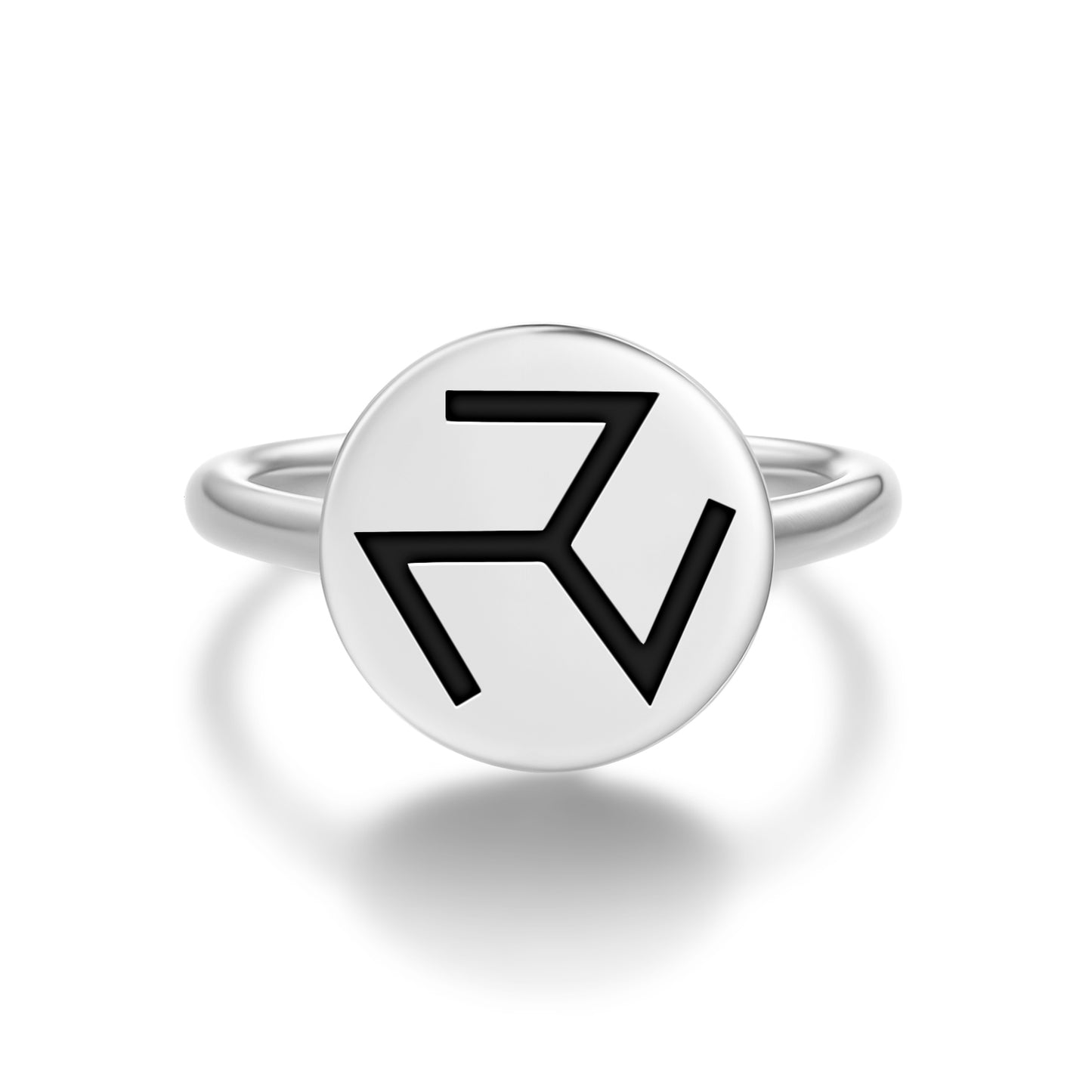 Svarozhich Slavic Symbols Adjustable Open Ring