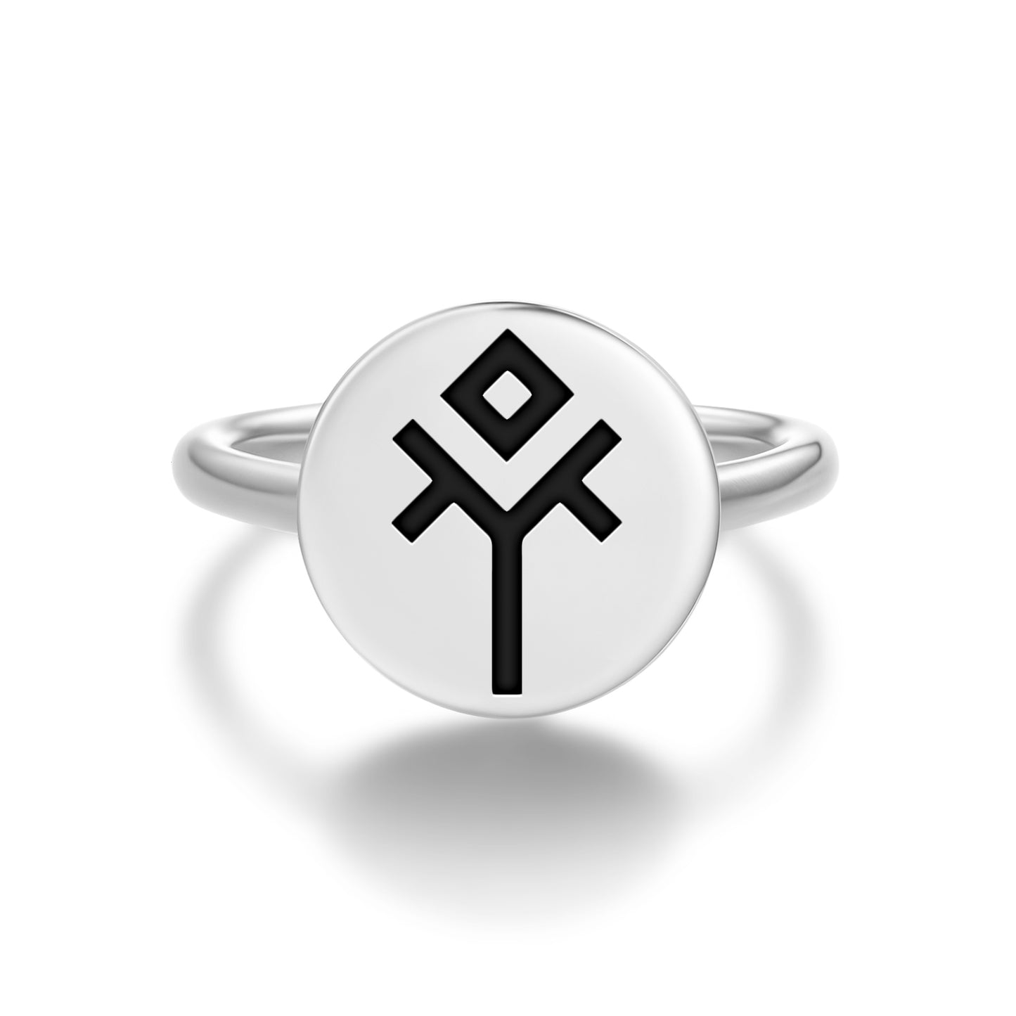Nemiza Slavic Symbols Adjustable Open Ring