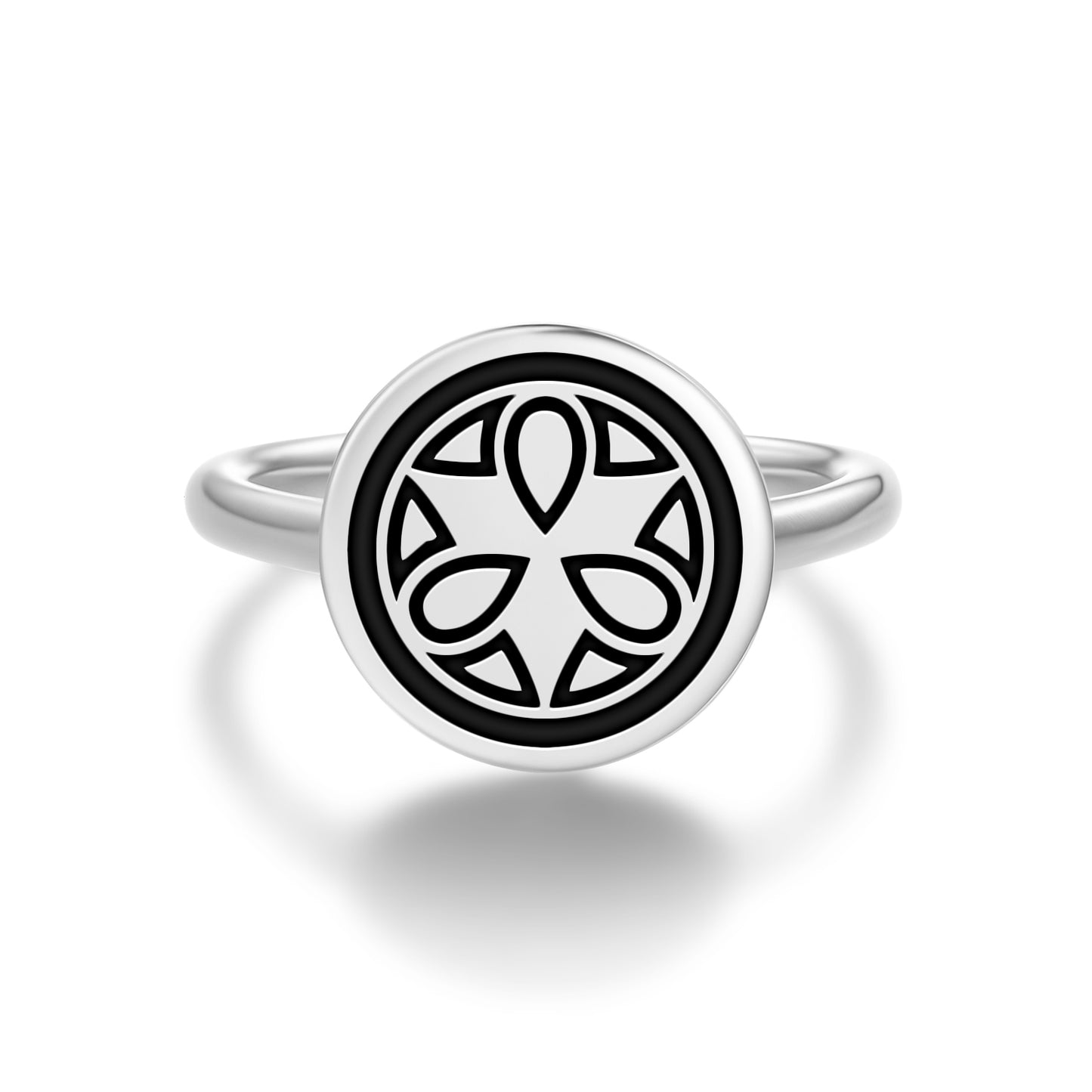 Takenaka Hanbei Japanese Symbols Adjustable Open Ring