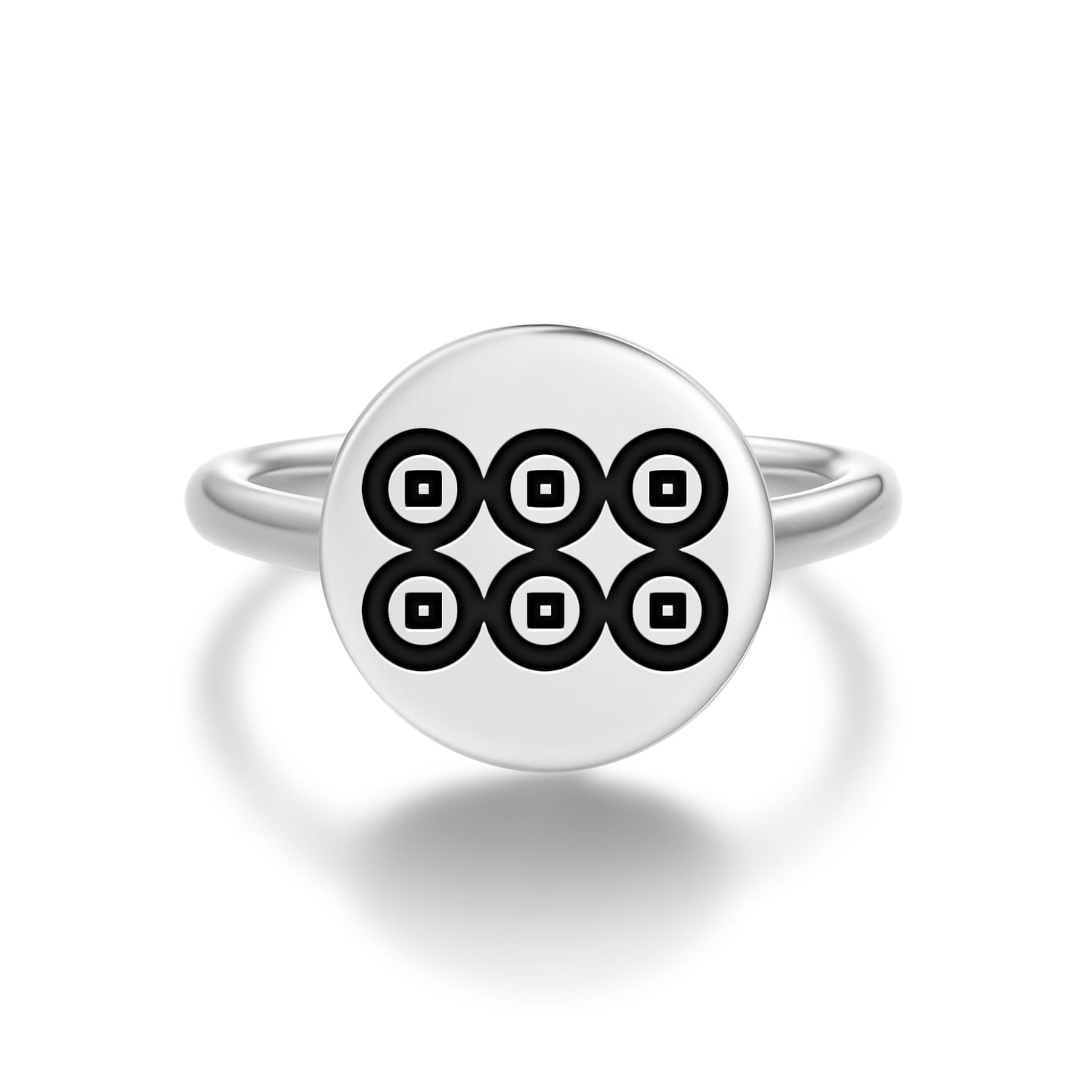 Sanada Yukimura Japanese Symbols Adjustable Open Ring