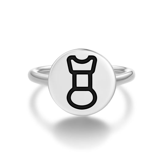 Menat Egyptian Symbols Adjustable Open Ring