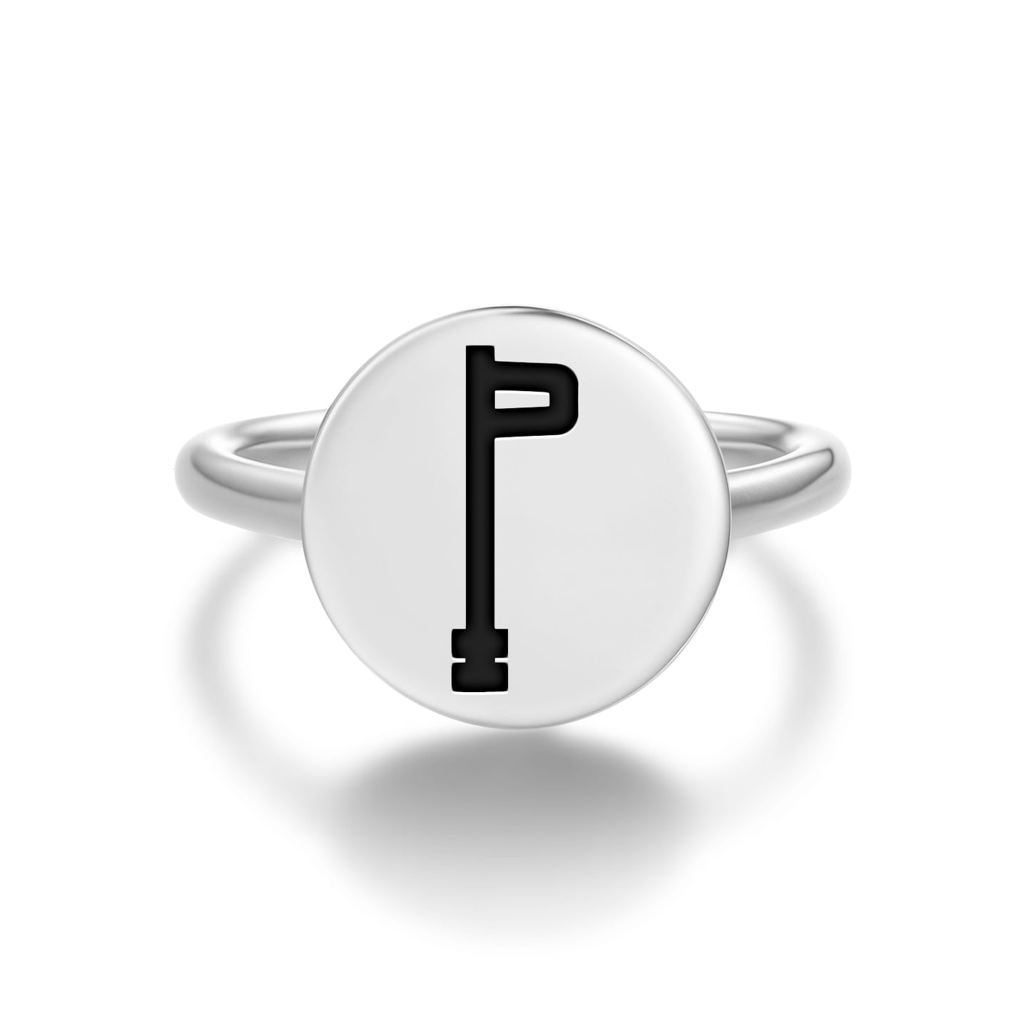 Netra Egyptian Symbols Adjustable Open Ring