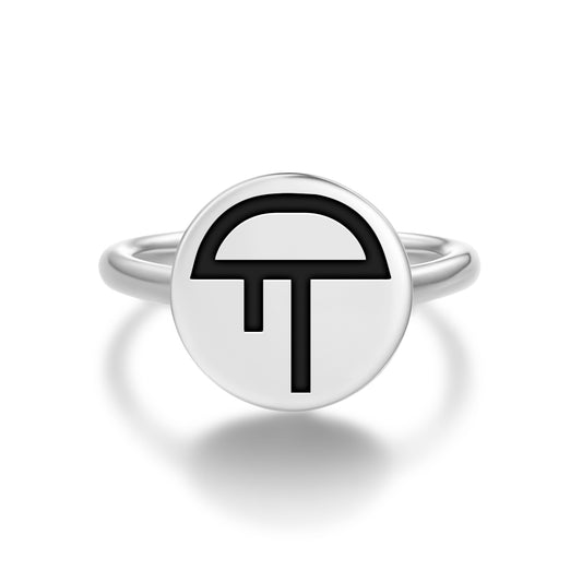 Amenta Egyptian Symbols Adjustable Open Ring