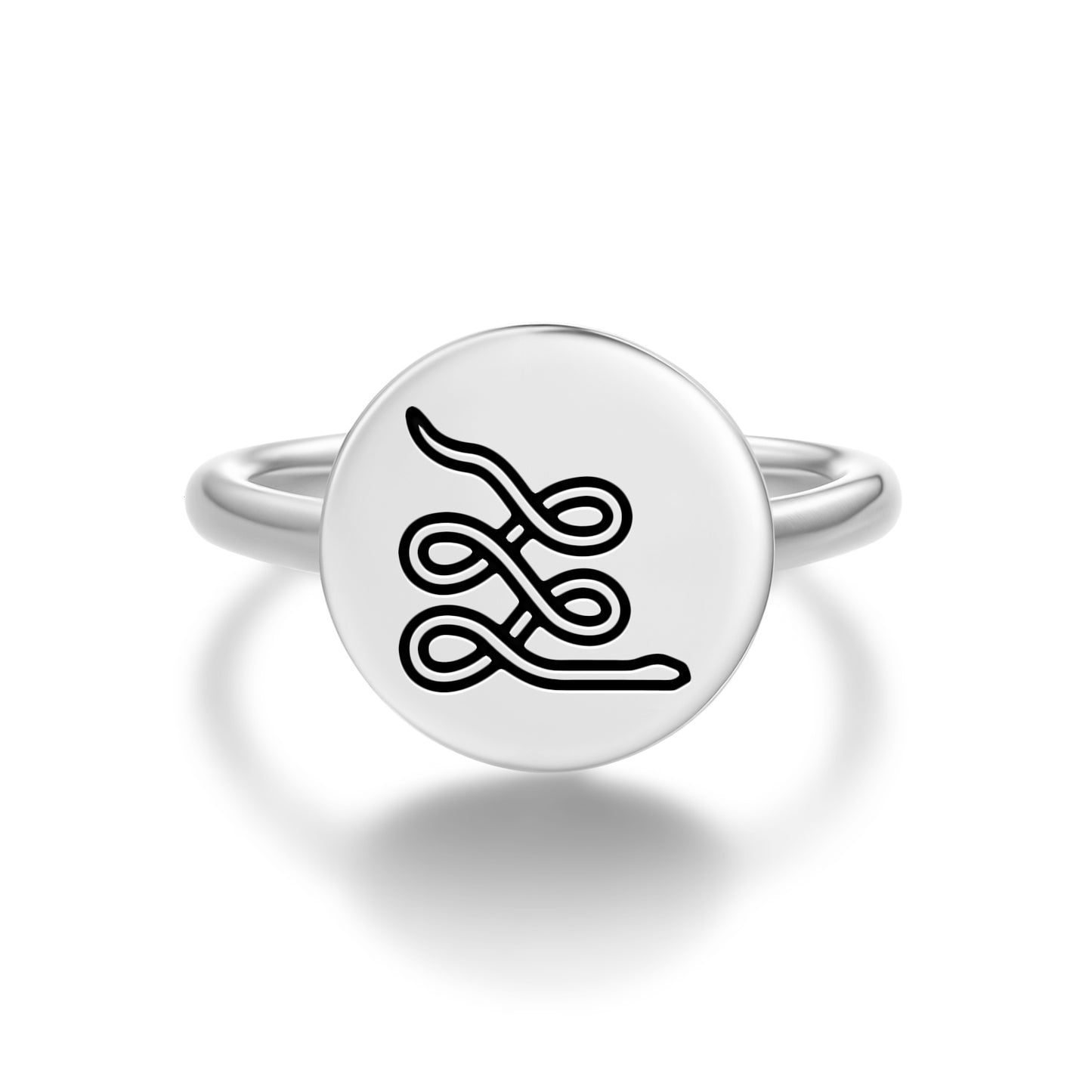 Apophis Egyptian Symbols Adjustable Open Ring
