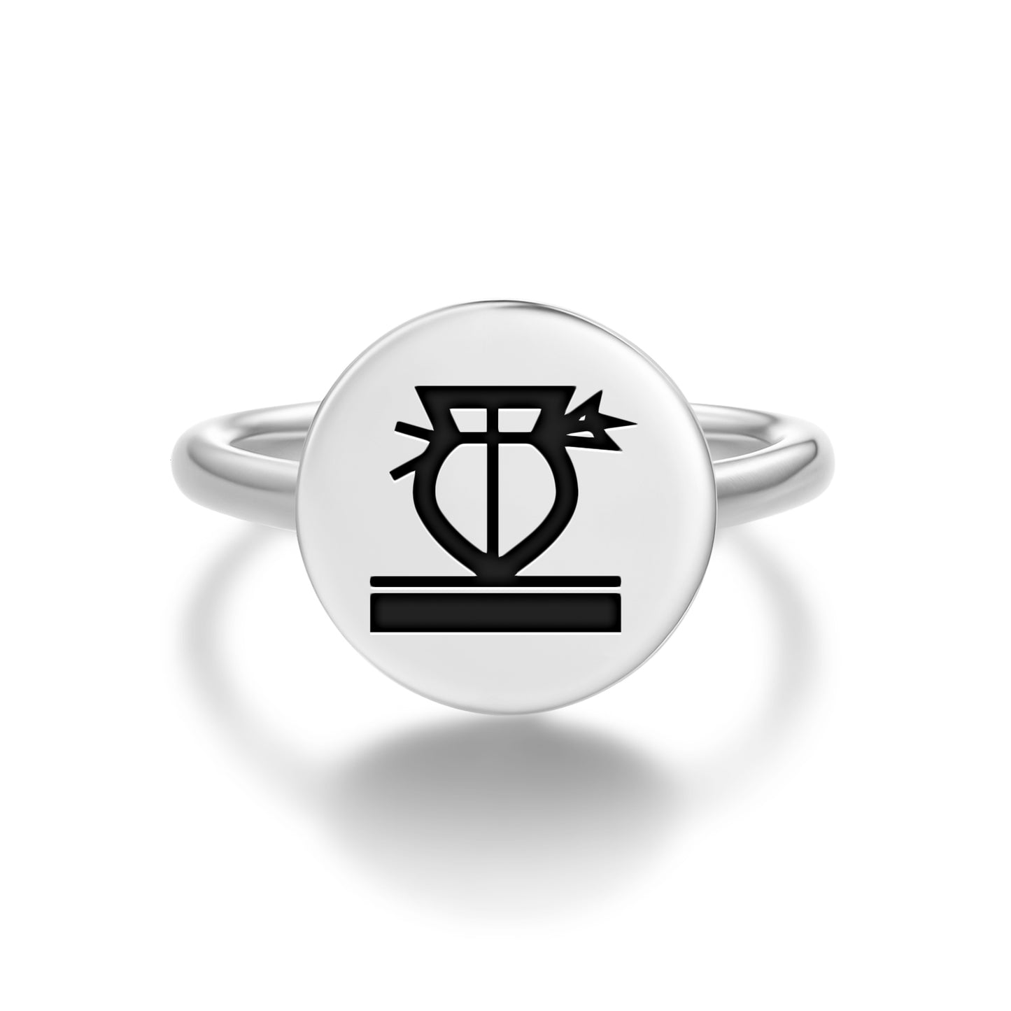 Mongwikoro Hopi Symbols Adjustable Open Ring