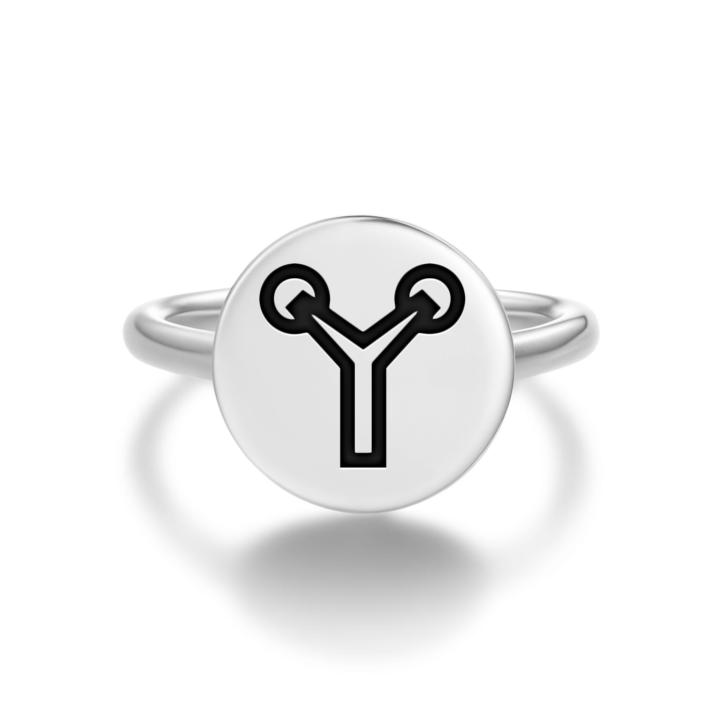 Forked Tree Lakota Sioux Symbols Adjustable Open Ring