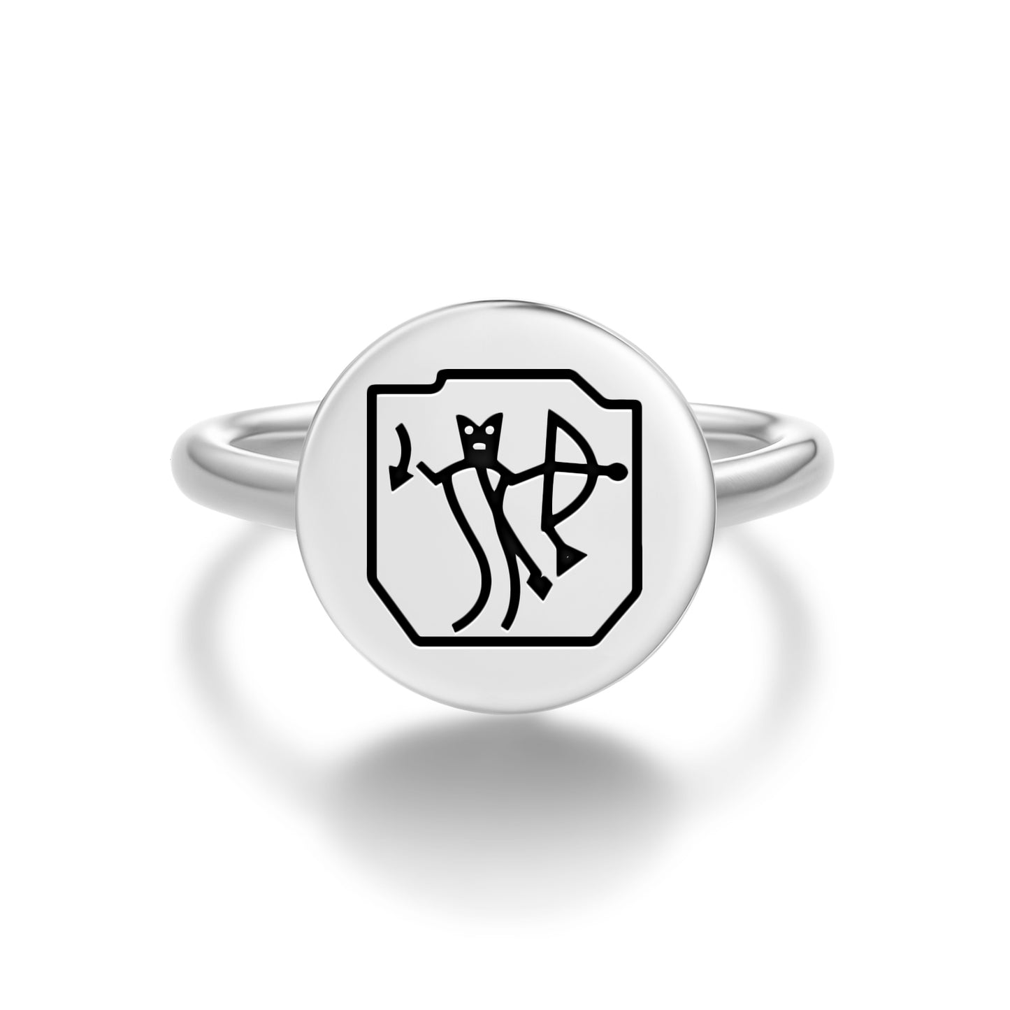 Haokah Lakota Sioux Symbols Adjustable Open Ring