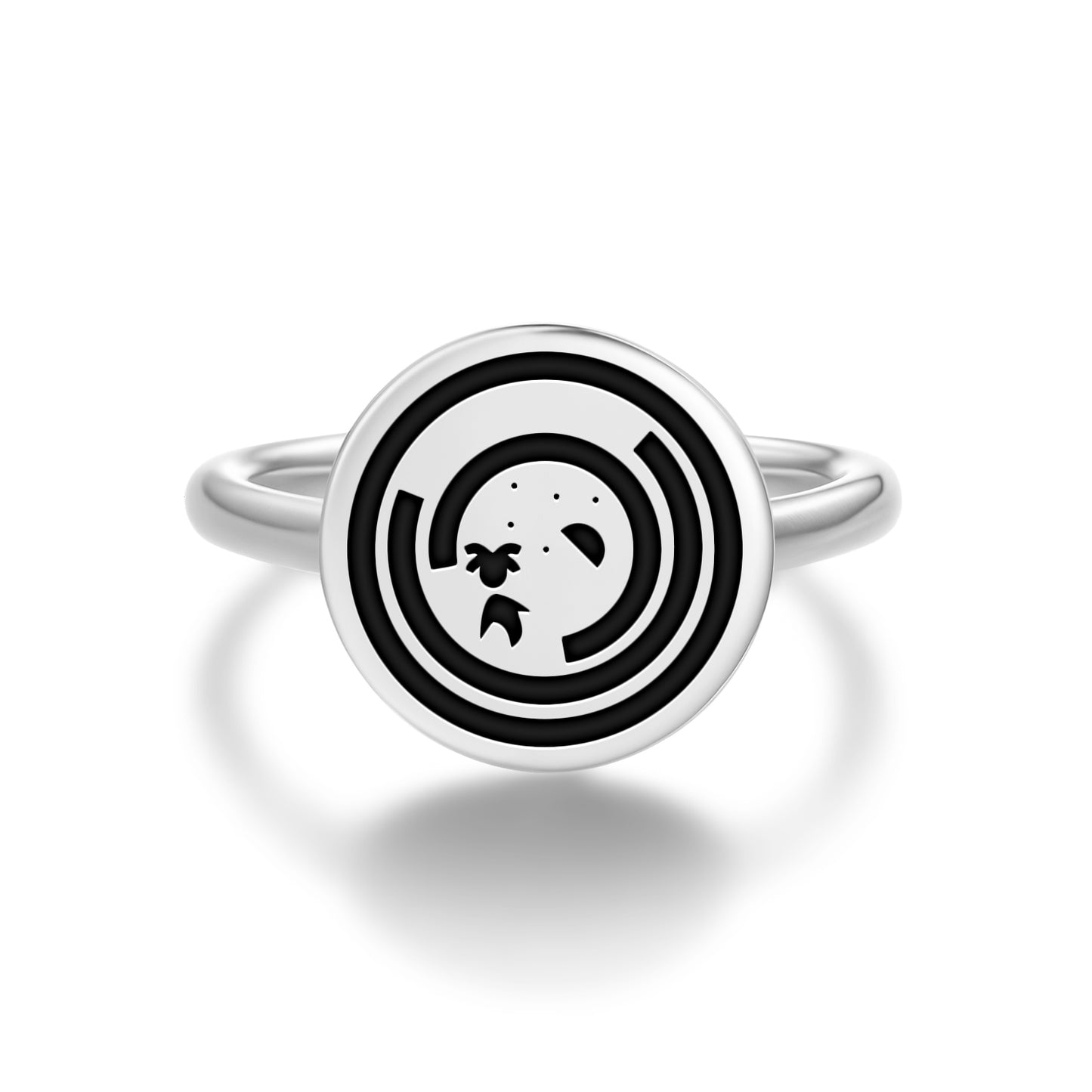 Shaman to the Sky Lakota Sioux Symbols Adjustable Open Ring