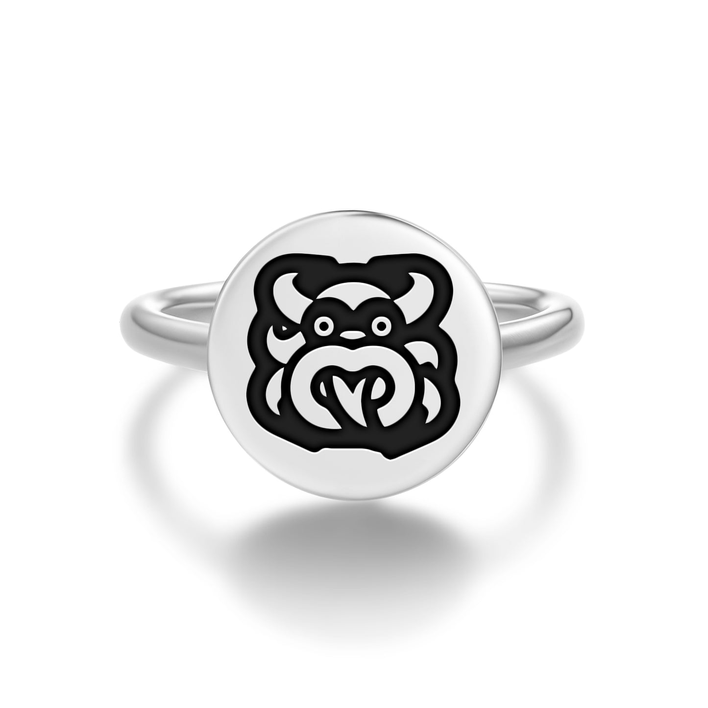 Urutengangana Maori Symbols Adjustable Open Ring