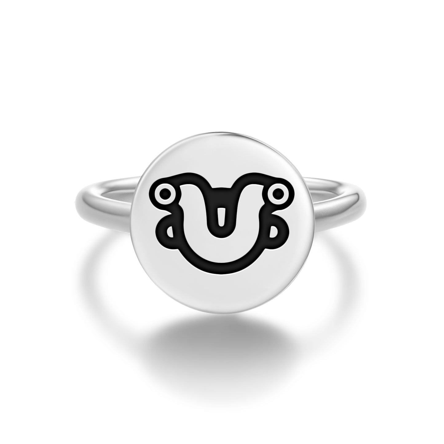 Pekapeka Maori Maori Symbols Adjustable Open Ring