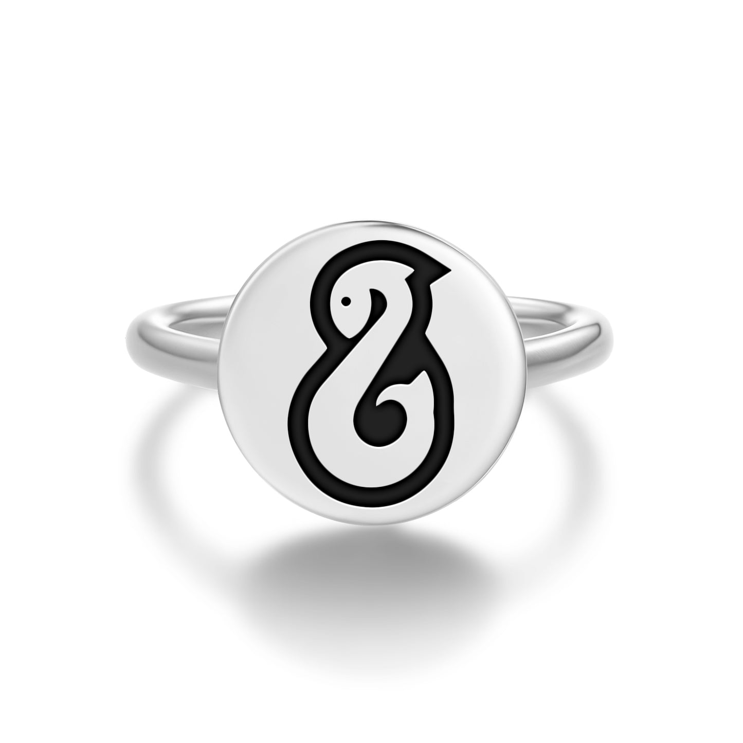Manaia Maori Symbols Adjustable Open Ring