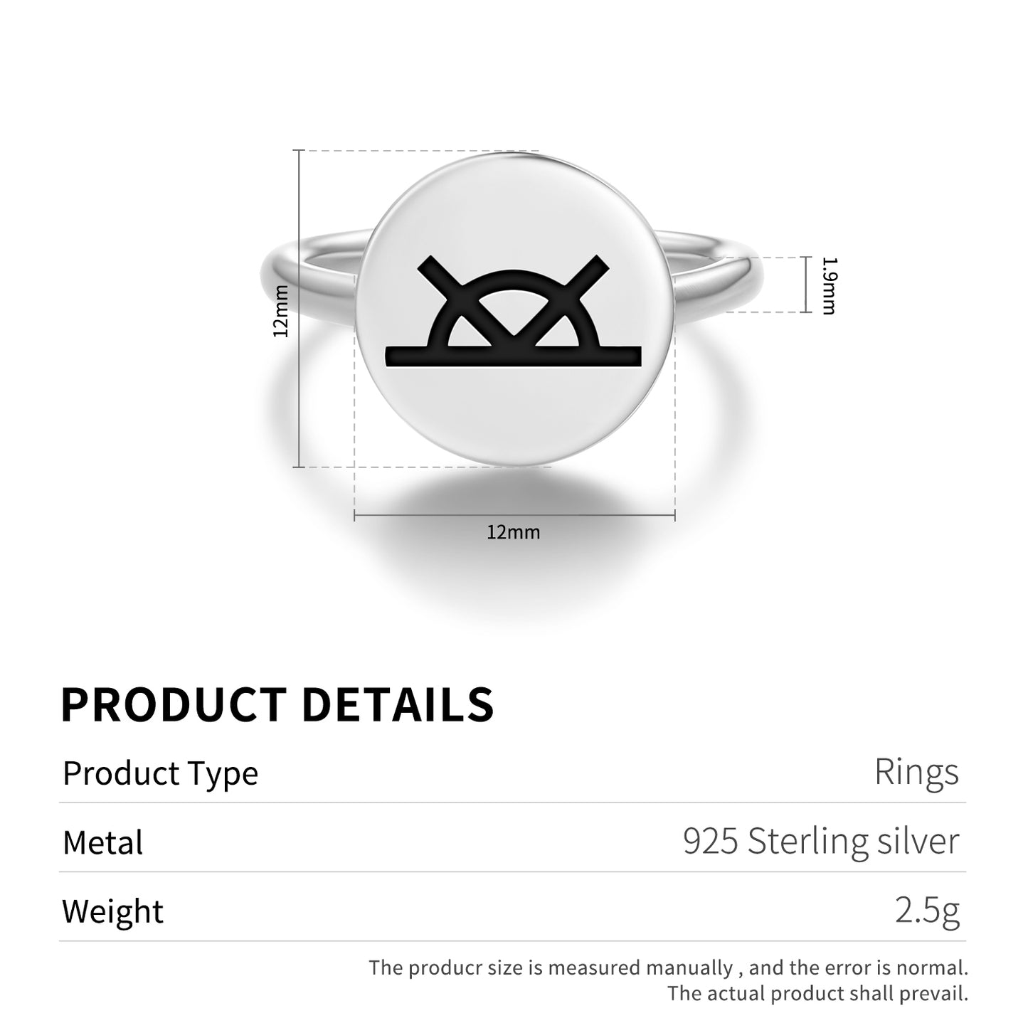 Healing Native Rock Art Symbols Adjustable Open Ring