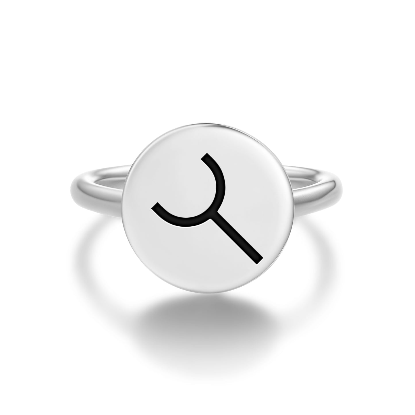 Strength of Divide Native Rock Art Symbols Adjustable Open Ring