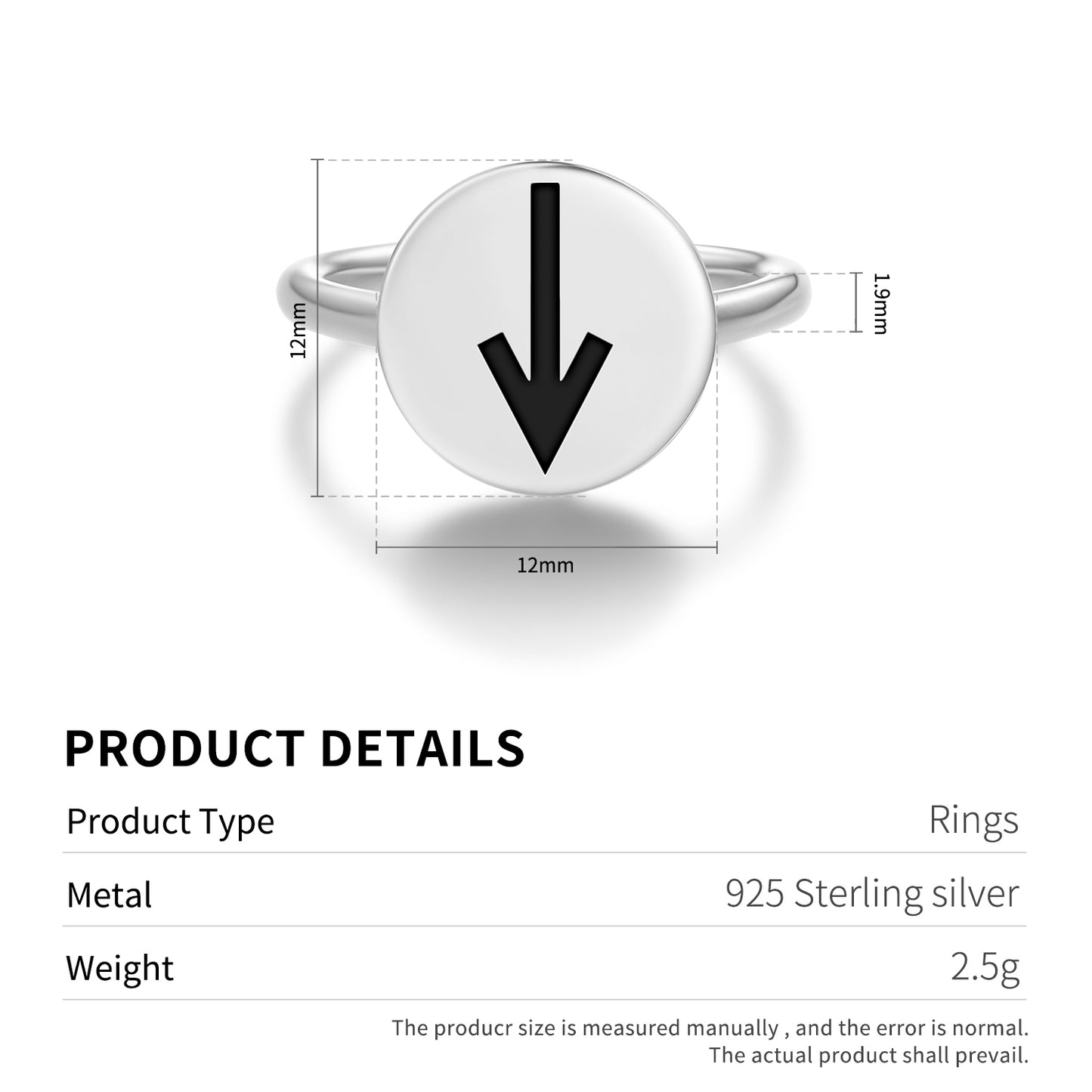 Prophetic Ability Native Rock Art Symbols Adjustable Open Ring