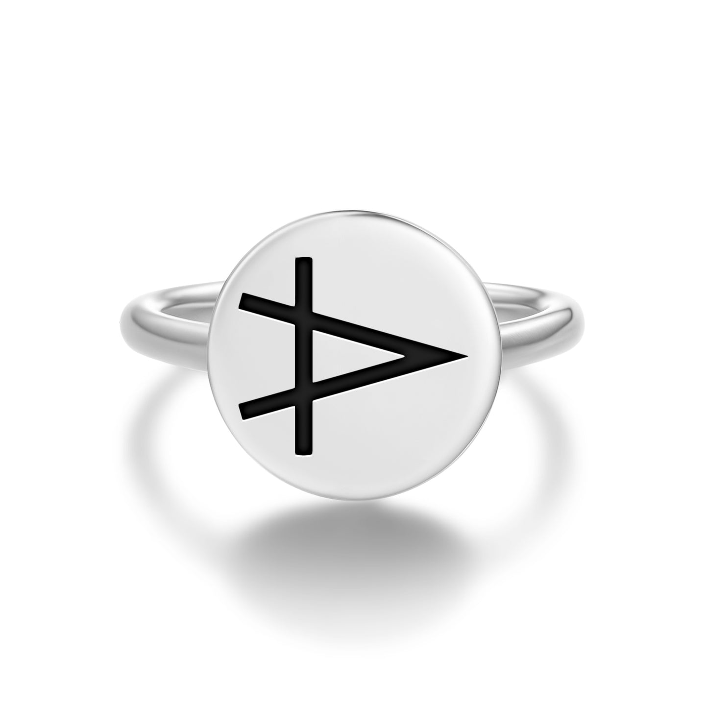 Time to Change Native Rock Art Symbols Adjustable Open Ring