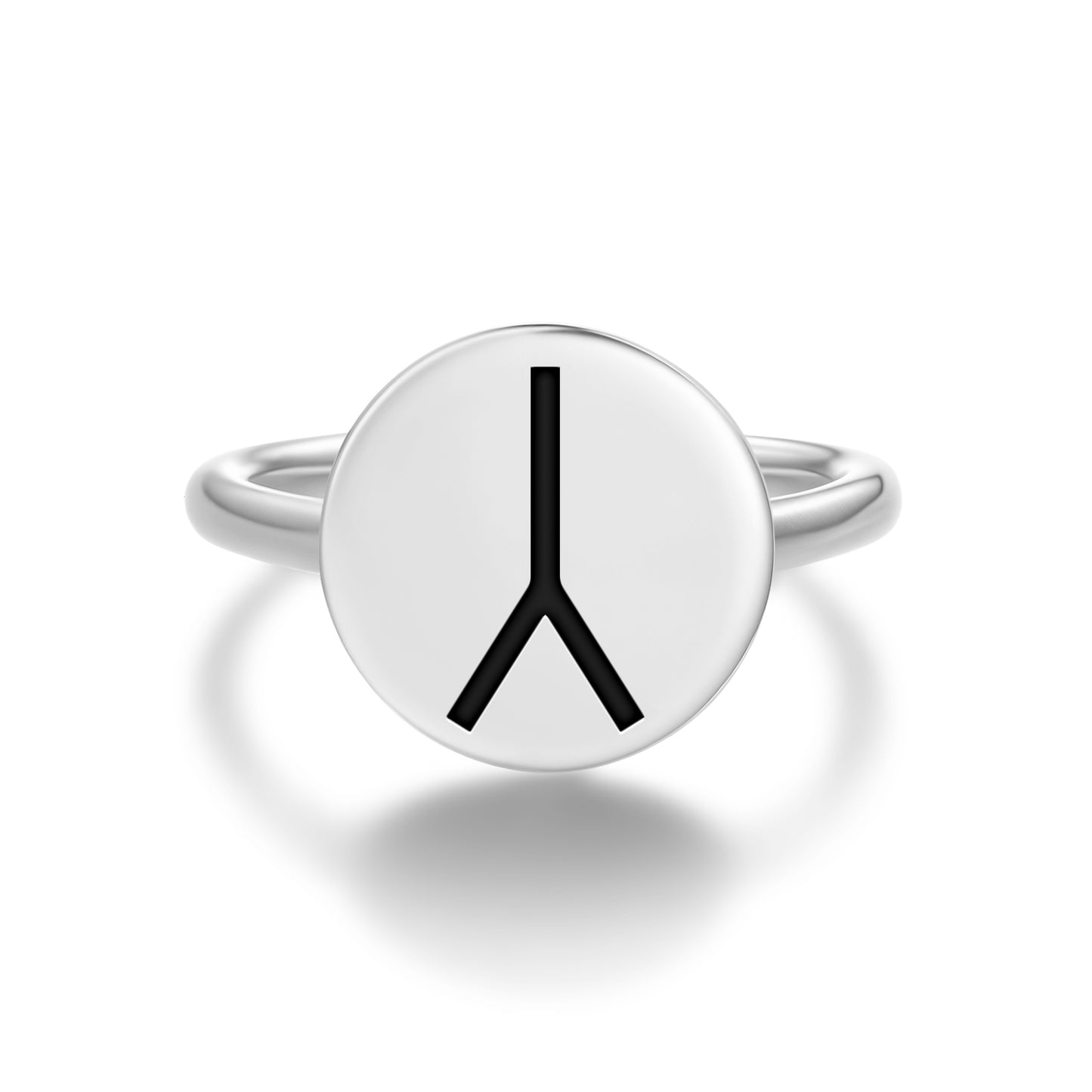 Creative Power Native Rock Art Symbols Adjustable Open Ring