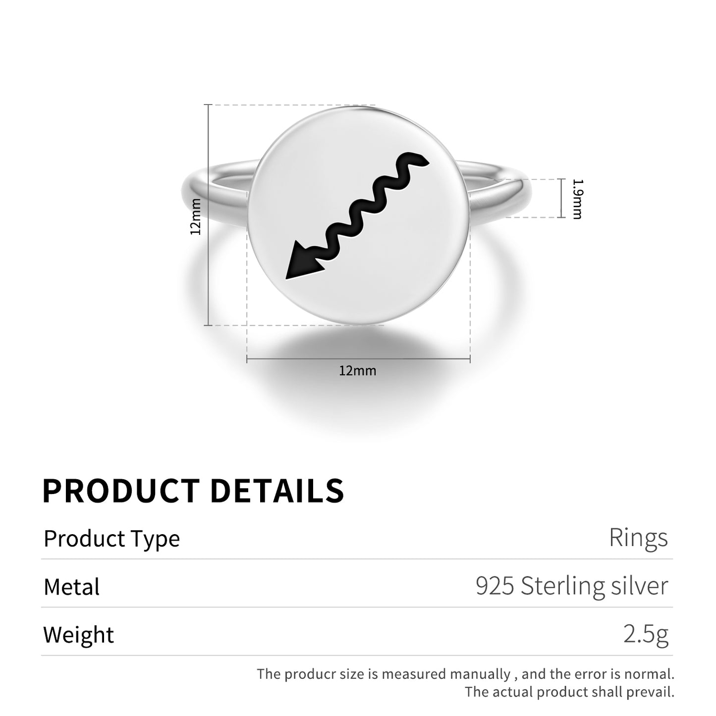 Wisdom Native Rock Art Symbols Adjustable Open Ring