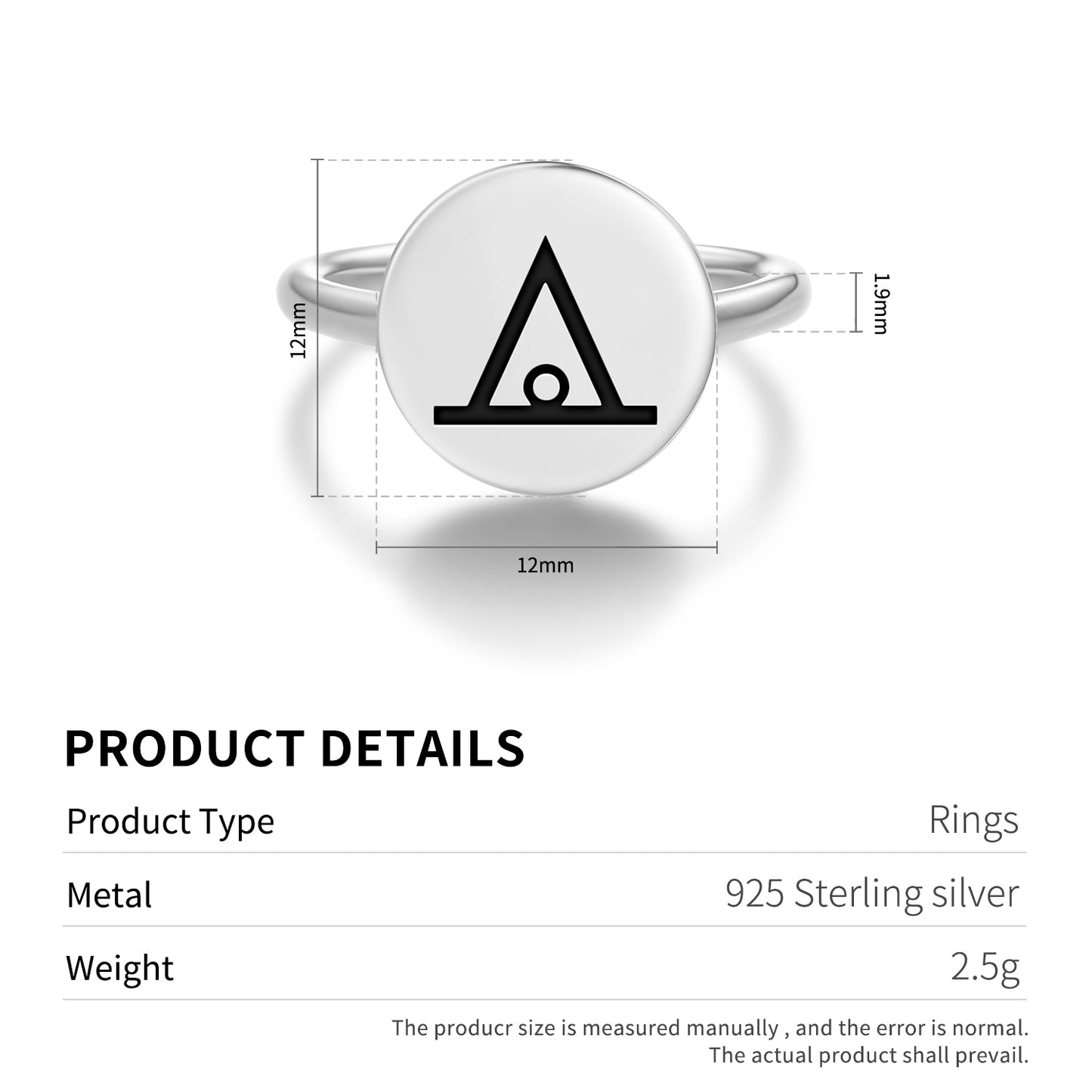 Enjoyment Native Rock Art Symbols Adjustable Open Ring