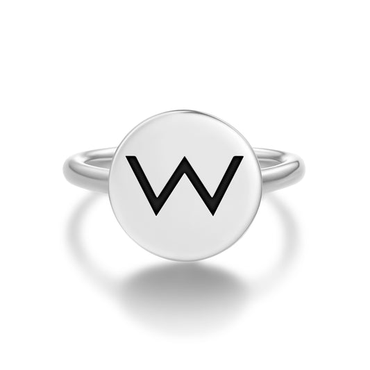 Diplomacy Native Rock Art Symbols Adjustable Open Ring