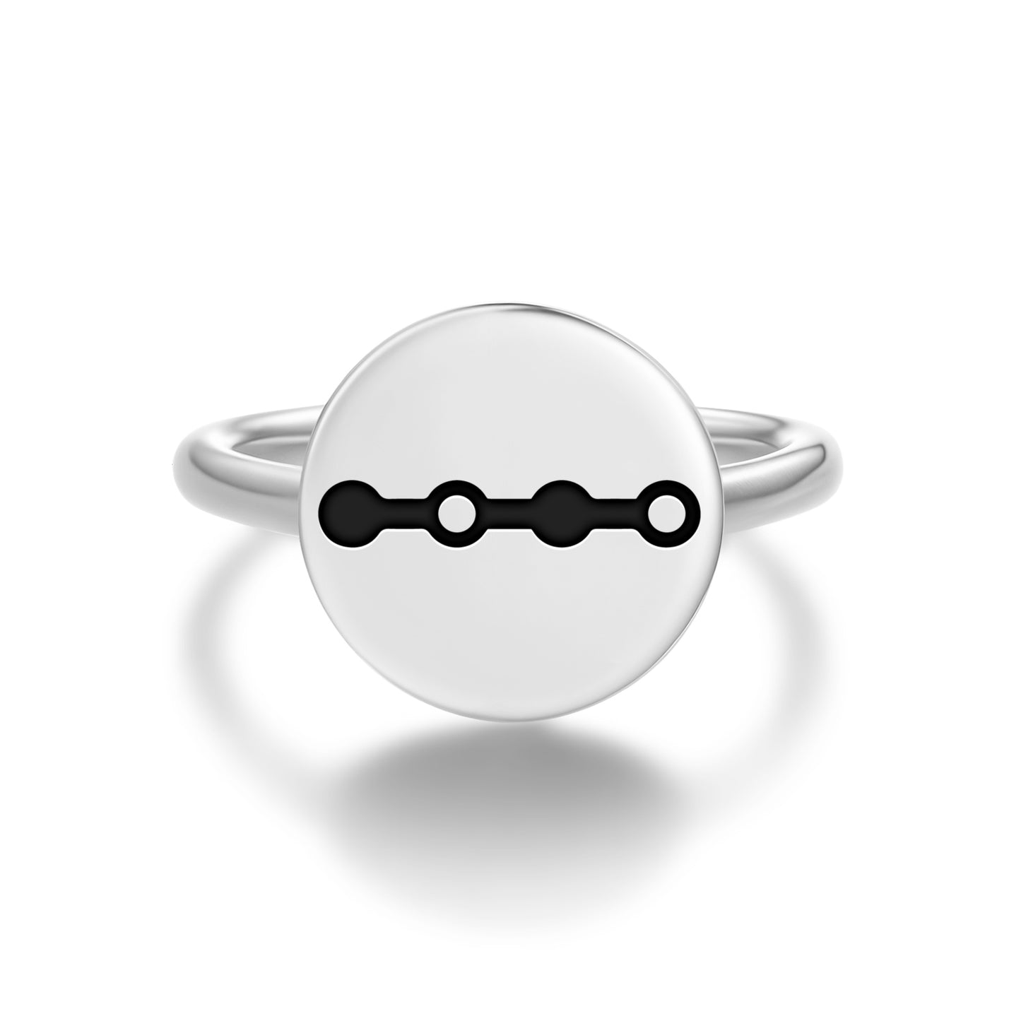 Time Native Rock Art Symbols Adjustable Open Ring
