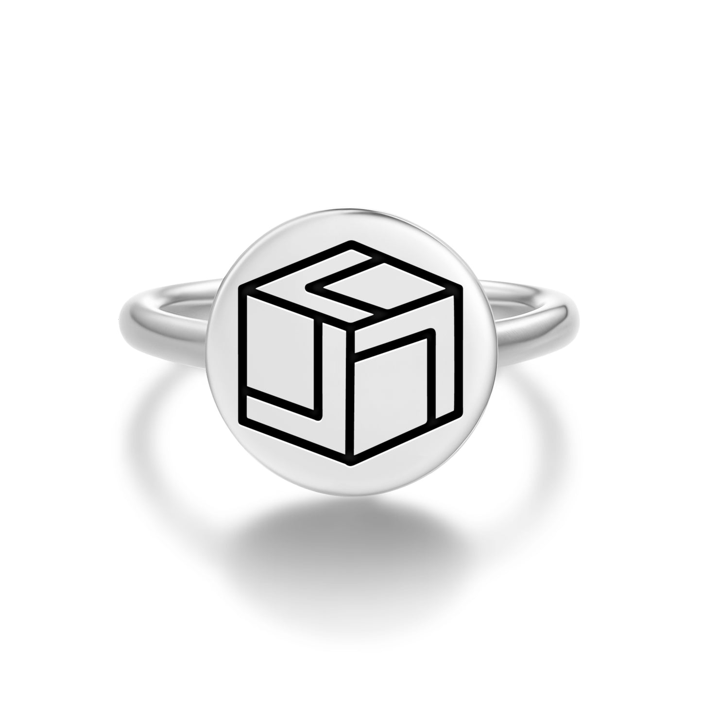 Allington Down Crop Circles Symbols Adjustable Open Ring
