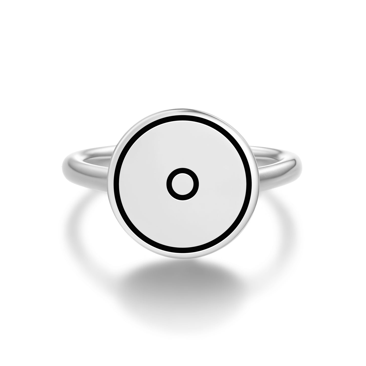 Monad Crop Circles Symbols Adjustable Open Ring