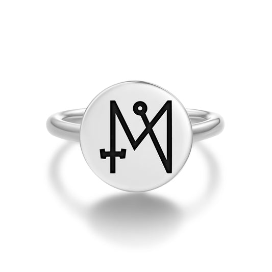 IMAMIAH Angels Symbols Adjustable Open Ring