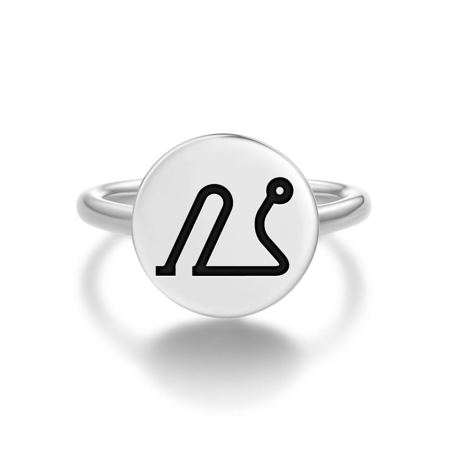 DANIEL Angels Symbols Adjustable Open Ring