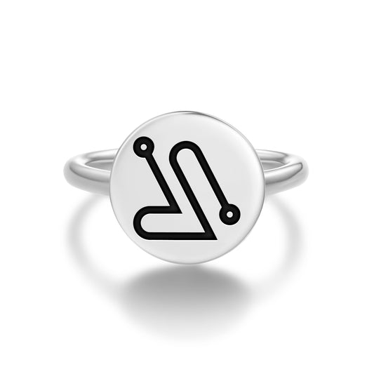 YELAHIAH Angels Symbols Adjustable Open Ring