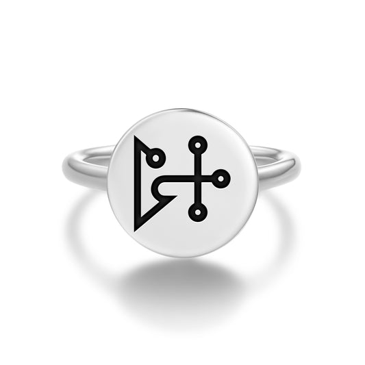 REIYEL Angels Symbols Adjustable Open Ring