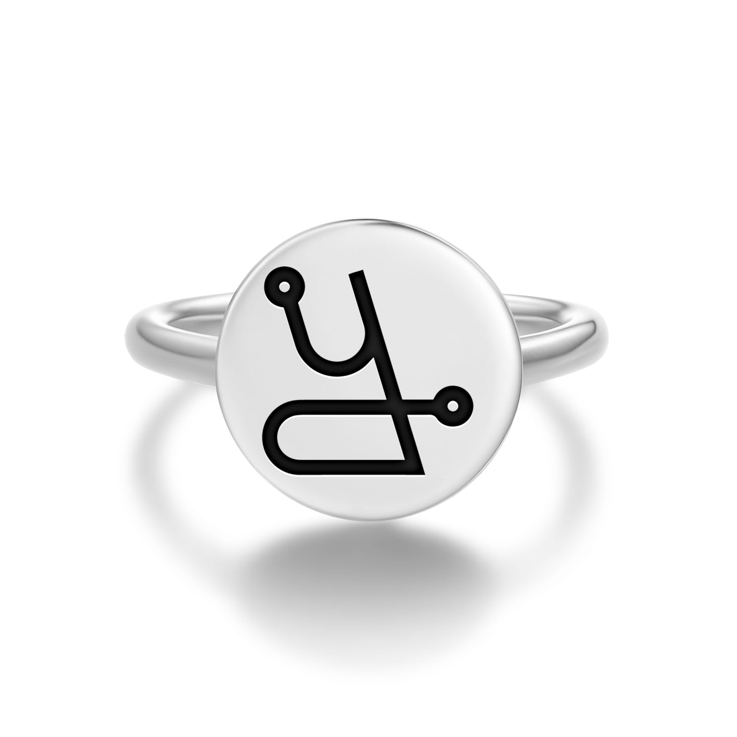 REHAEL Angels Symbols Adjustable Open Ring