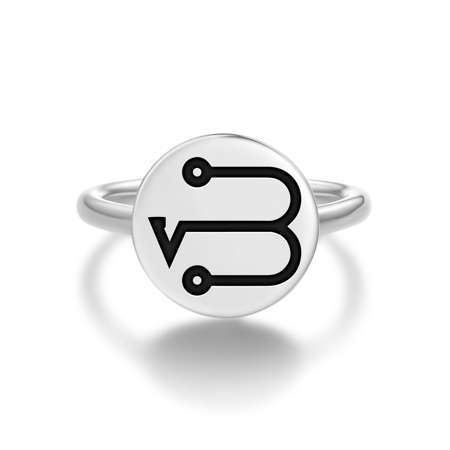 ANIEL Angels Symbols Adjustable Open Ring
