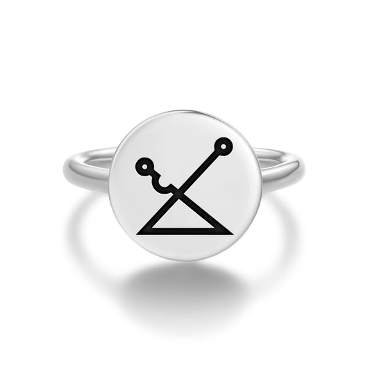 HAAIAH Angels Symbols Adjustable Open Ring